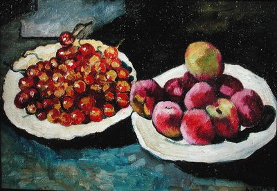 Nature morte avec pêches et cerises - Louis Valtat