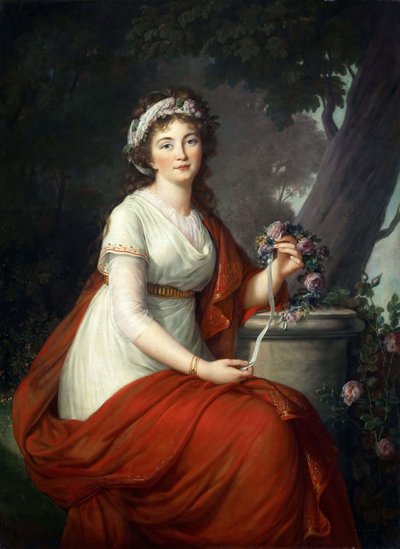 Portrait de la comtesse Tatyana Vasilyevna Yusupova, née von Engelhardt 1769-1841, 1797 - Elisabeth Louise Vigee Lebrun