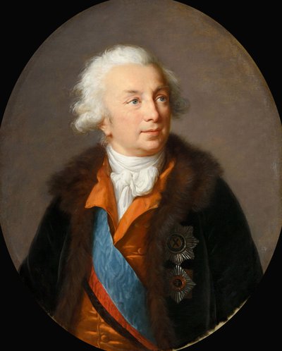 Portrait du comte Ivan Ivanovich Shuvalov - Elisabeth Louise Vigee Lebrun