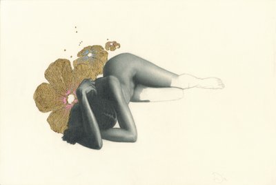 Nude floral doré - Lourens Joubert