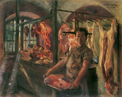 Boucherie à Schäftlarn - Lovis (1858-1925) Corinth