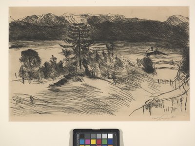 Grand Walchenzee - Lovis (1858 1925) Corinth
