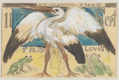 Lovis Corinth à Carl Strathmann : Carte postale, cachet postal du 12 septembre 1905 - Lovis Corinth