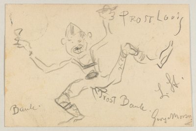 Lovis Corinth à Carl Strathmann: Carte postale, cachet de la poste 6 novembre 1906 - Lovis Corinth