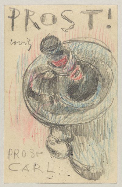 Lovis Corinth à Elly Strathmann : Carte postale, cachet postal du 22 mai 1911 - Lovis Corinth