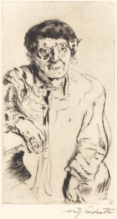 Schwiegermutter Belle-mère, 1916 - Lovis Corinth