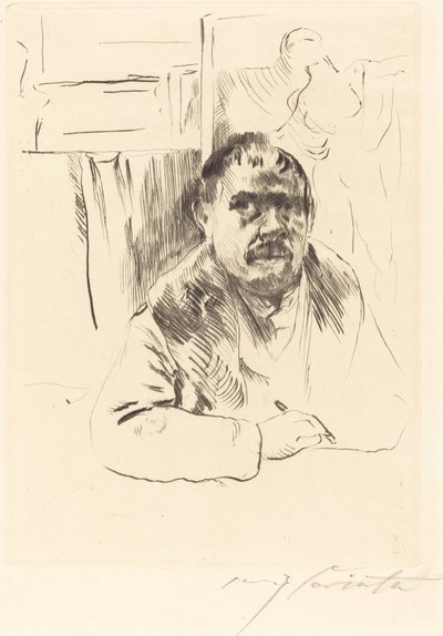 Autoportrait en manteau de fourrure, 1913 - Lovis Corinth