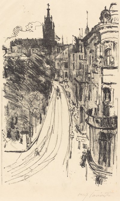 Rue à Königsberg - Lovis Corinth