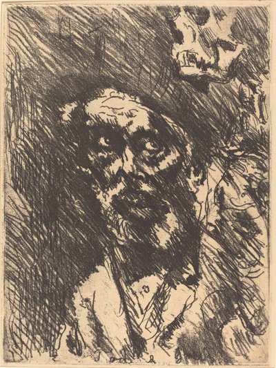 Tod und Greis La mort et le vieil homme, 1921 publié en 1922 - Lovis Corinth