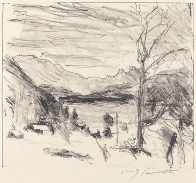 Walchensee dans le brouillard - Lovis Corinth