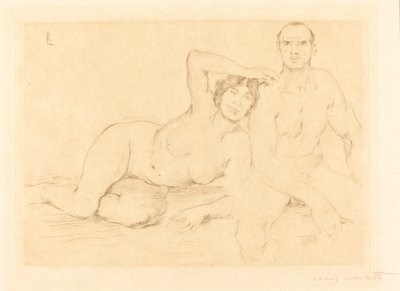 Zwei Menschen - Lovis Corinth