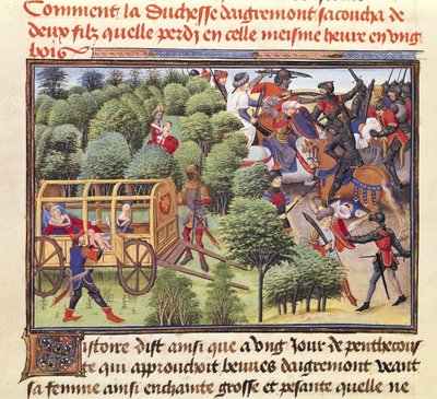 Ms 5072 f.6v Comment la Duchesse d