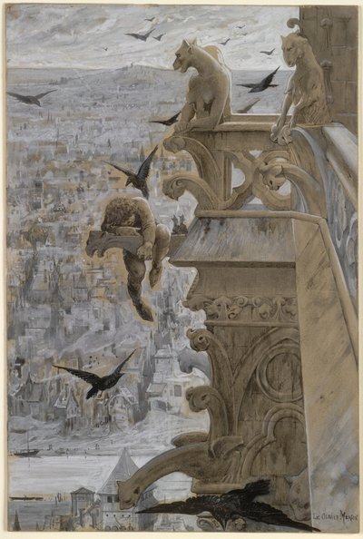 Notre-Dame de Paris, vers 1881 - Luc Olivier Merson