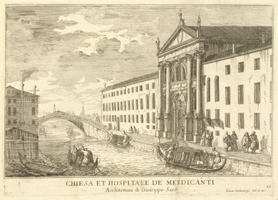 Chiesa et Hospitale de Mendicanti (planche 35) - Luca Carlevariis