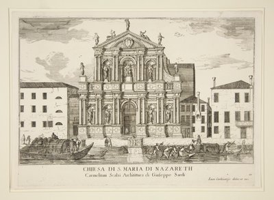 Chiesa di Santa Maria di Nazareth de - Luca Carlevarijs