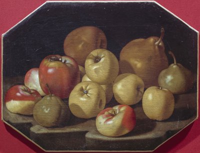 Nature morte avec pommes et poires - Luca Forte
