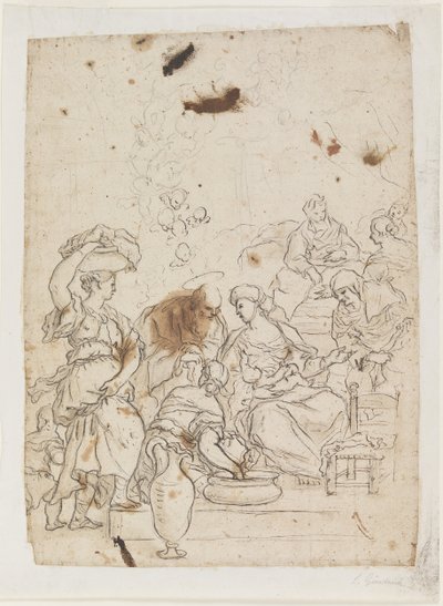 Naissance de la Vierge - Luca Giordano