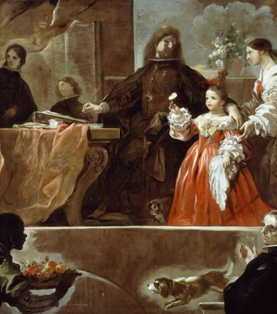 Hommage à Velázquez pour le Comte de Santiesteban - Luca Giordano