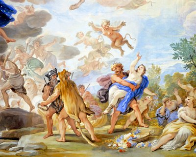 Enlèvement de Proserpine (détail) - Luca Giordano