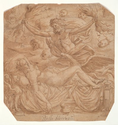 Jupiter et Sémélé - Luca Penni