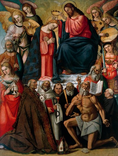 Couronnement de la Vierge avec Anges et Saints - Luca Signorelli