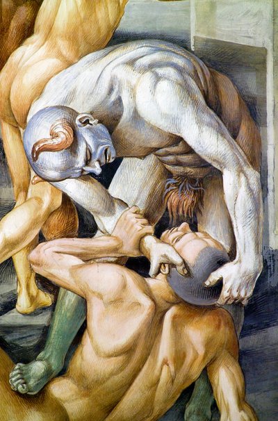 Les Damnés en enfer, du cycle de fresques du Jugement Dernier - Luca Signorelli