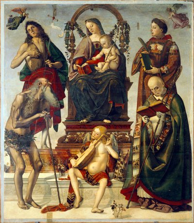 Pala de Saint Onuphrius, Vierge à l