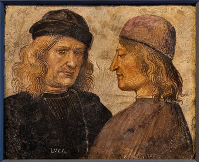 Portrait de Luca Signorelli et du chambellan Niccolò d