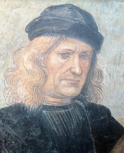 Autoportrait par Luca Signorelli, fresque - Luca Signorelli