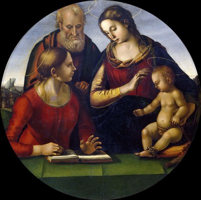 La Sainte Famille avec Saint, vers 1490-1495 - Luca Signorelli