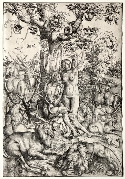 Adam et Ève au paradis - Lucas Cranach
