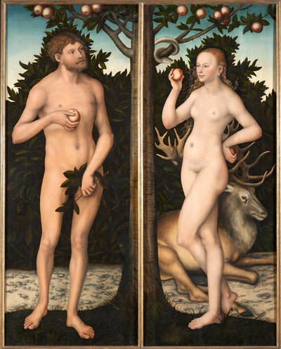 Adam et Ève - Lucas Cranach the Elder