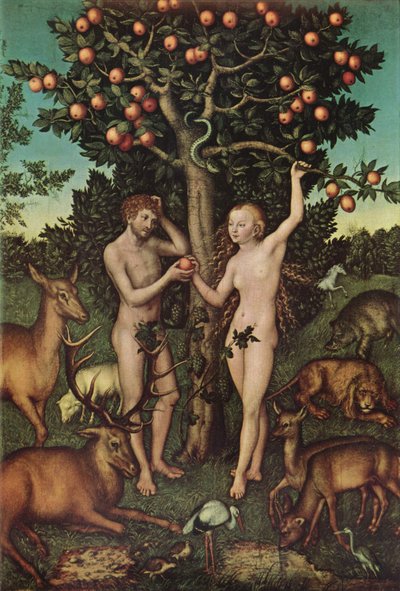 Adam et Eve - Lucas Cranach the Elder