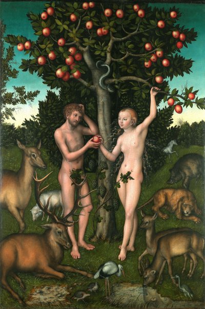 Adam et Eve - Lucas Cranach the Elder