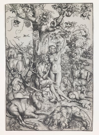 Adam et Ève au Paradis - Lucas Cranach the Elder