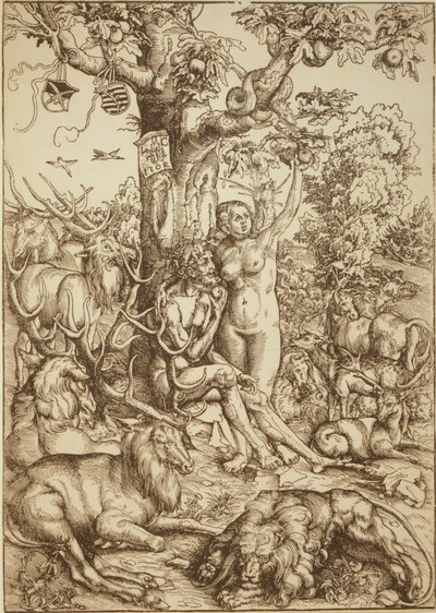 Adam et Eve au paradis - Lucas Cranach the Elder