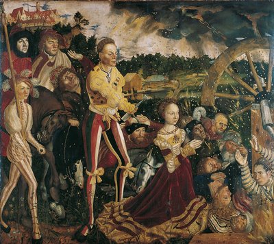 Retable avec le martyre de Sainte Catherine, panneau central - Lucas Cranach the Elder