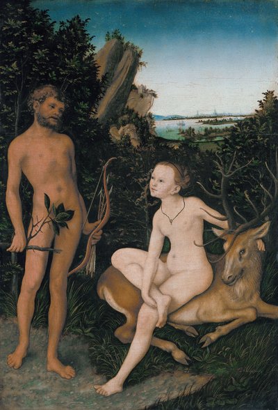 Apollon et Diane - Lucas Cranach the Elder