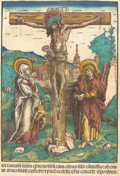 Christ sur la croix entre la Vierge et Saint Jean - Lucas Cranach the Elder