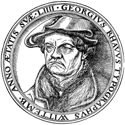 Georg Rhau (1488-1548) - Lucas Cranach the Elder