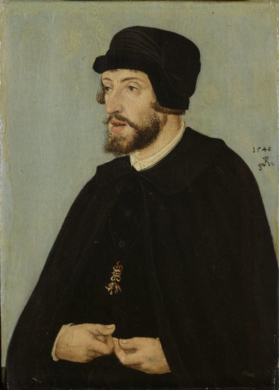 Allemand : Bildnis König Ferdinands I. Portrait de Ferdinand I, empereur du Saint Empire romain. - Lucas Cranach the Elder