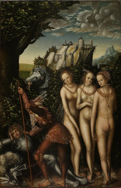 French : Le jugement de Paris The Judgment of Paris - Lucas Cranach the Elder