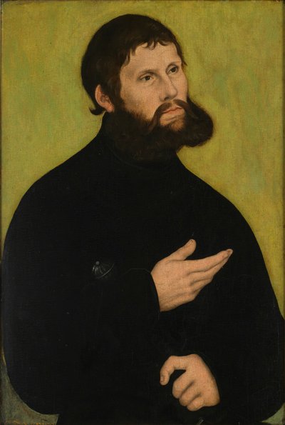Allemand : Martin Luther als Junker Jörg Portrait de Martin Luther en tant que Junker Jörg - Lucas Cranach the Elder