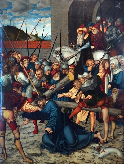 Cycle de la Passion - Le Christ portant la Croix - Lucas Cranach the Elder