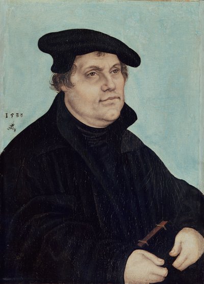 Portrait de Martin Luther - Lucas Cranach the Elder