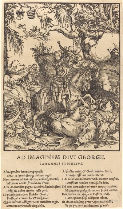 Saint Georges et le dragon - Lucas Cranach the Elder