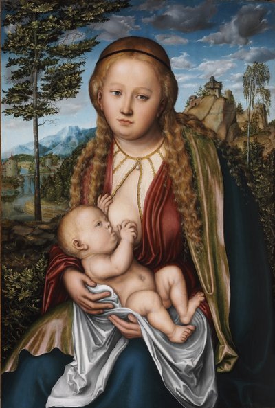 La Vierge allaitant l