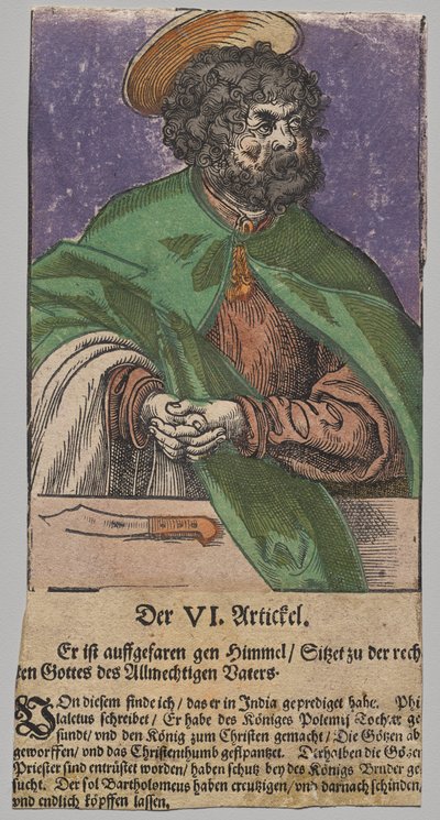 Barthélemy de Christ, les Apôtres et Saint Paul - Lucas Cranach the Elder, After