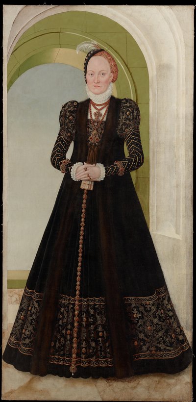 Anna de Danemark, duchesse de Saxe - Lucas Cranach the Younger