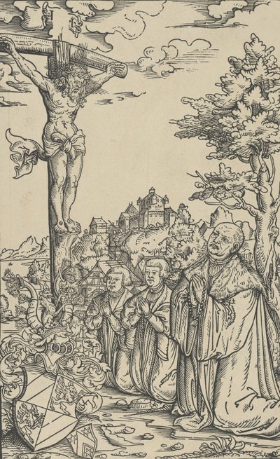 Ex-libris de Christoph Scheurl - Lucas Cranach the Younger  